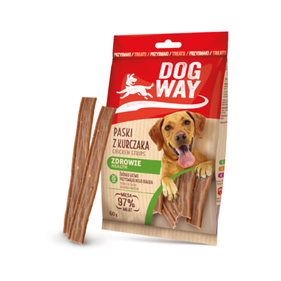 Paski z kurczaka 60 g Dogway