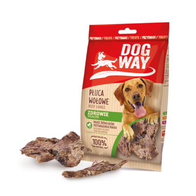 Płuca wołowe 30 g Dogway