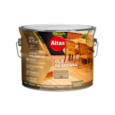 Olej do drewna 2,5 l dąb Altax