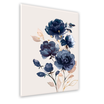 Obraz Glasspik Flowers 50 x 70 cm GL300 CREAM