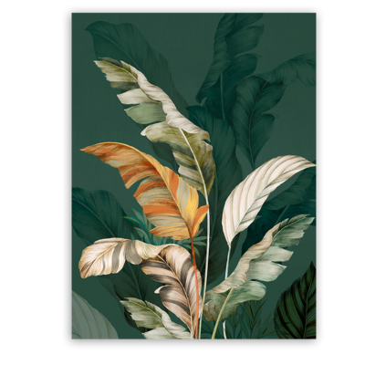Obraz Canvas 60 x 80 cm ST554 GREEN LEAFS