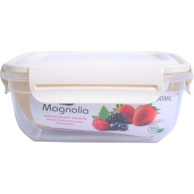Pojemnik prostokątny 0,55 l różne kolory Magnolia