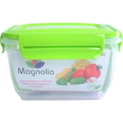 Pojemnik kwadratowy 0,5 l różne kolory Magnolia