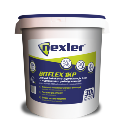 Masa hydroizolacyjna grubowarstwowa Nexler Bitflex 1KP 30 l