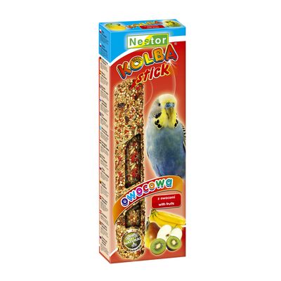 Kolba dla małych papug z owocami Nestor