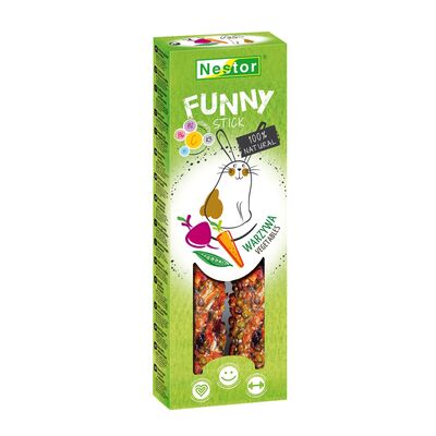 Kolba dla gryzoni i królików Funny warzywa Nestor