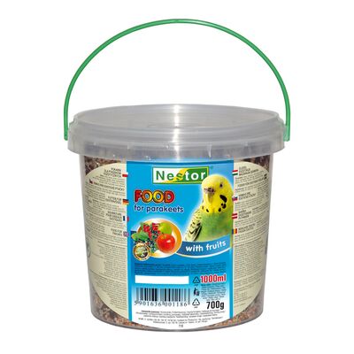 Pokarm dla małych papug owocowy – wiaderko 1000 ml Nestor