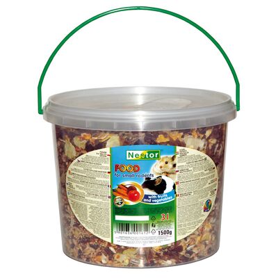 Pokarm dla małych gryzoni owocowo-warzywny – wiaderko 3000 ml Nestor