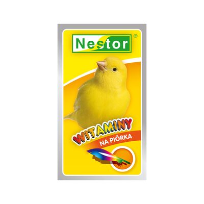 Witaminy dla kanarków na piórka Nestor