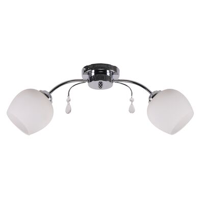 Lampa sufitowa Zachera 2x40 W E27 biały