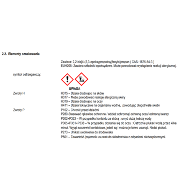 Klej uniwersalny epoksydowy  2 x 20 ml