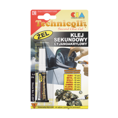 Klej sekundowy żel 2 g