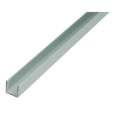 Profil U ALU anodowany 1000 x 20 x 8 x 1 x 18