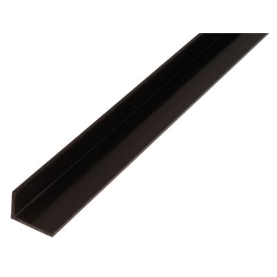Profil kątowy PVC czarny 1000 x 25 x 20 x 2