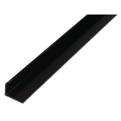 Profil kątowy PVC czarny 2000 x 30 x 20 x 3