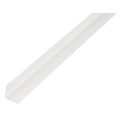 Profil kątowy PVC biały 1000 x 10 x 10 x 1