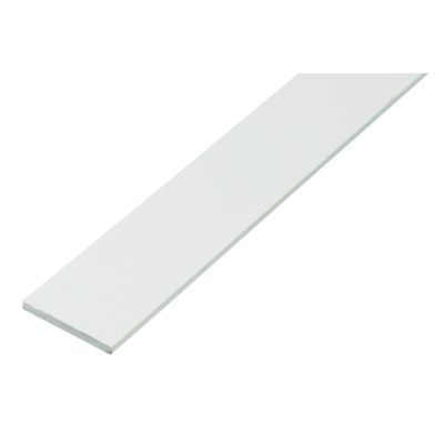 Płaskownik PVC biały 2000 x 25 x 2