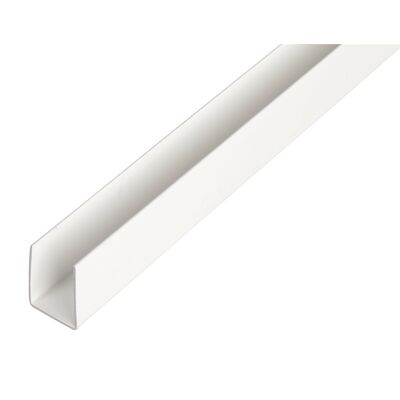 Profil U PVC biały 1000 x 12 x 10 x 1 x 10
