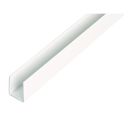 Profil U PVC biały 1000 x 18 x 10 x 1 x 16