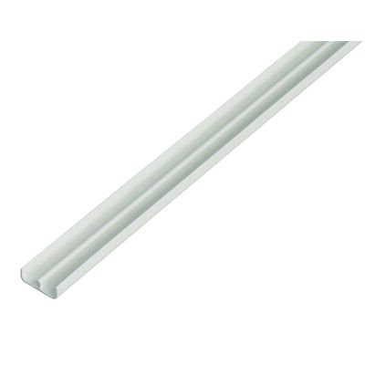 Profil prowadzący dolny PVC biały 1000 x 6,5 x 5 x 16