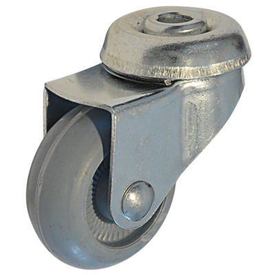 Kółko meblowe gumowe 32 mm/20 kg otwór mocujący