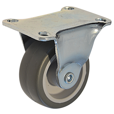 Kółko meblowe gumowe 42 mm/15 kg stałe