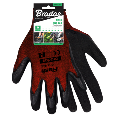 Rękawice ochronne FLASH GRIP RED lateks rozmiar 7