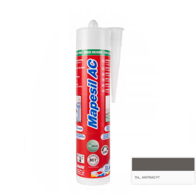 Silikon MAPESIL AC N.114 antracyt 310 ml Mapei