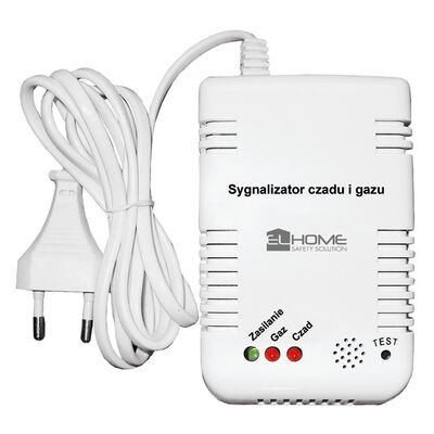 Czujnik czadu i gazu ''EL-HOME'' CGD-32A2 2w1 230 V/50Hz