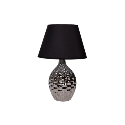 Lampa stołowa 33 cm czarna 60 W