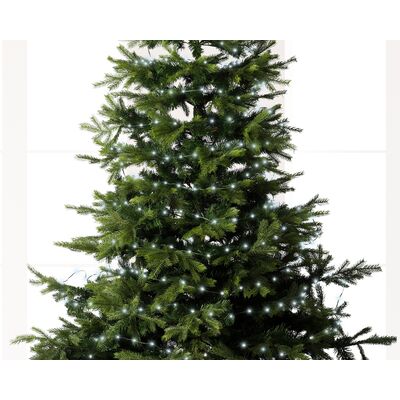 Lampki zewnętrzne 180 LED flesh zimny biały/niebieski