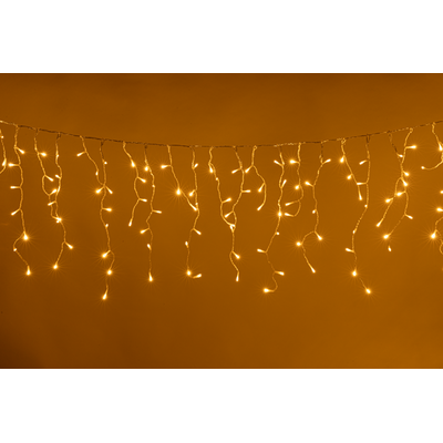 Lampki zewnętrzne kurtyna 480 LED 6 m ciepły biały