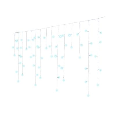 Lampki zewnętrzne kurtyna 175 LED zimny biały