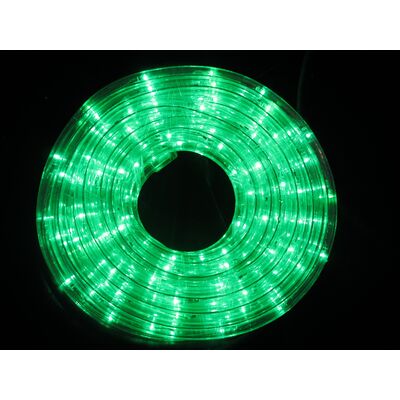 Lampki zewnętrzne wąż 360 LED 10 m zielone