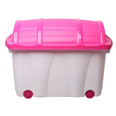 Pojemnik na kółkach 49 l mix kolorów Kiddo Toys