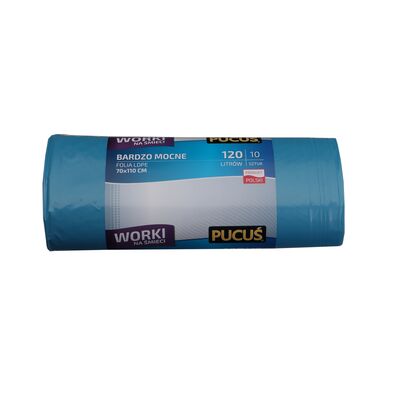 Worek na śmieci LDPE 120 l 10 szt. Pucuś