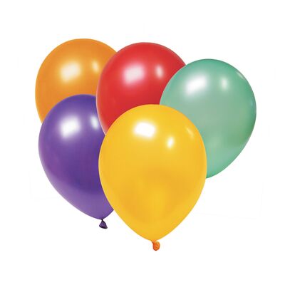 Balon metalizowany 10" mix kolorów 50 sztuk