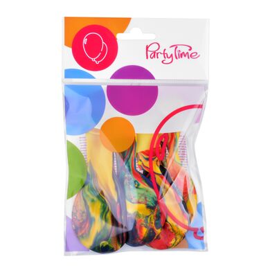 Balony multikolor 6 sztuk