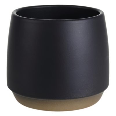 Osłonka do poinsecji 13 cm antacytowy mat - perłowe złoto