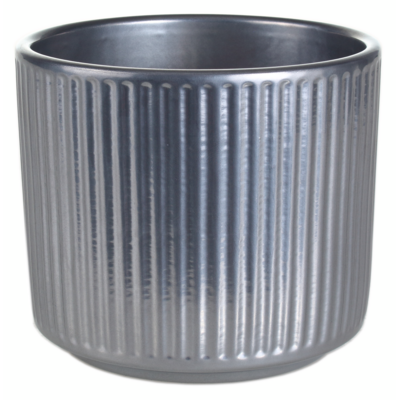 Osłonka ceramiczna cylinder 12 cm chrom