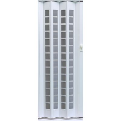 Drzwi harmonijkowe SILVER SQUARE 011 86 x 203 cm biały