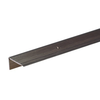 Listwa schodowa ALU brązowa 1000 x 45 x 23
