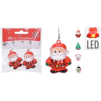 Zawieszka LED komplet 2 szt mix 4 wzorów