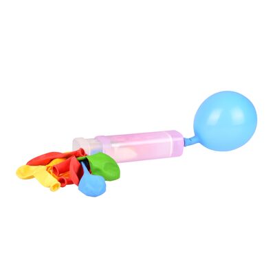 Balon duży z pompką 22,3 cm mix