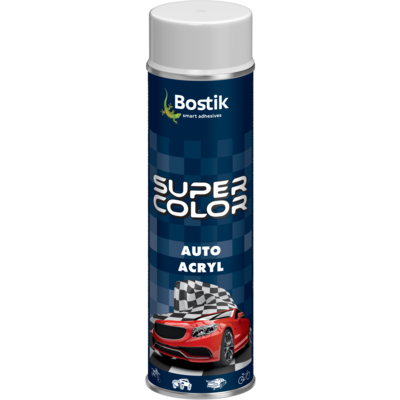 Lakier motoryzacyjny akrylowy biały połysk 400 ml Bostik