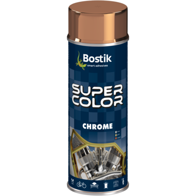 Lakier w aerozolu chrom 400 ml chrom miedziany Bostik