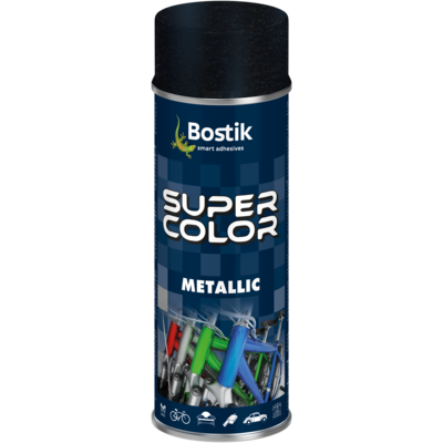 Lakier w aerozolu metalic 400 ml czarny Bostik