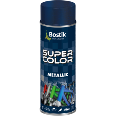 Lakier w aerozolu metalic 400 ml niebieski Bostik