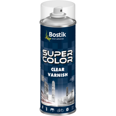 Lakier w aerozolu uniwersalny 400 ml bezbarwny Bostik