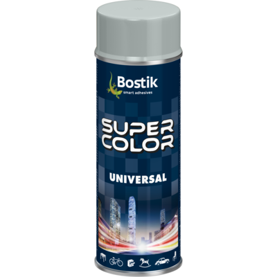 Lakier w aerozolu uniwersalny 400 ml jasnoszary Bostik